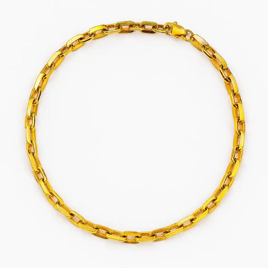 Collana Golden Icon in Acciaio Oro Lucido